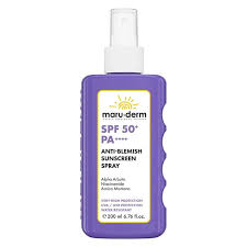maru.derm Anti-Blemish Sunscreen - 200ml | مارو.ديرم بخاخ واقي شمسي مضاد للتصبغات - 200 مل