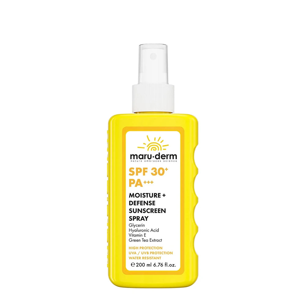 maru.derm Moisture + Defense Sunscreen Spray - 200ml | مارو.ديرم بخاخ واقي شمسي مرطب -200 مل