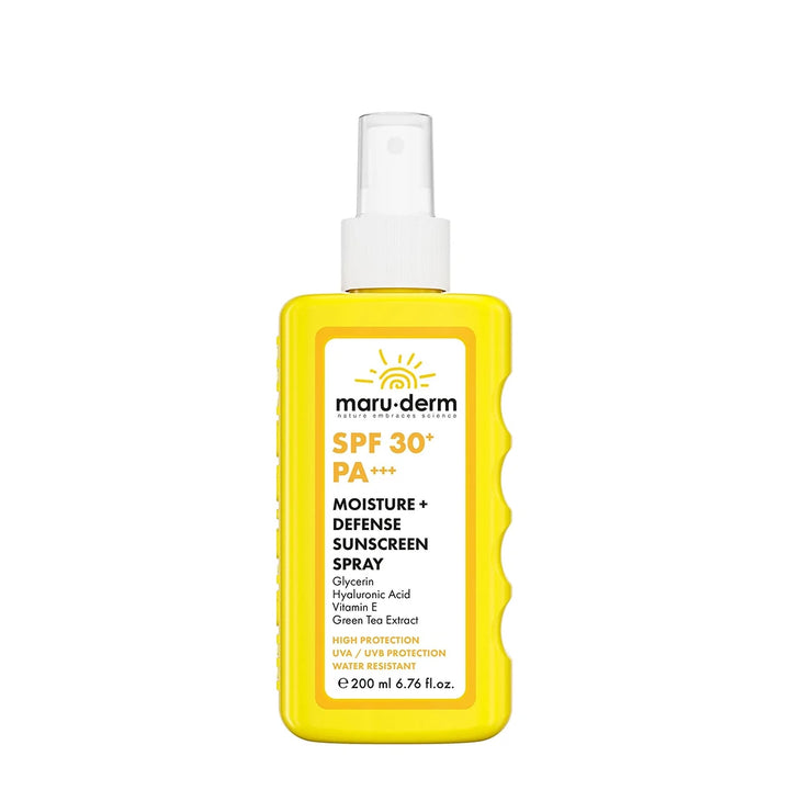 maru.derm Moisture + Defense Sunscreen Spray - 200ml | مارو.ديرم بخاخ واقي شمسي مرطب -200 مل
