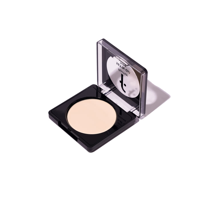 Flormar Set'n Go Moisturizing & Anti-Shine Fixing Compact Powder No.002 . | فلورمار بودرة الوجه المضغوطة المرطبة المثبتة للمكياج رقم  002
