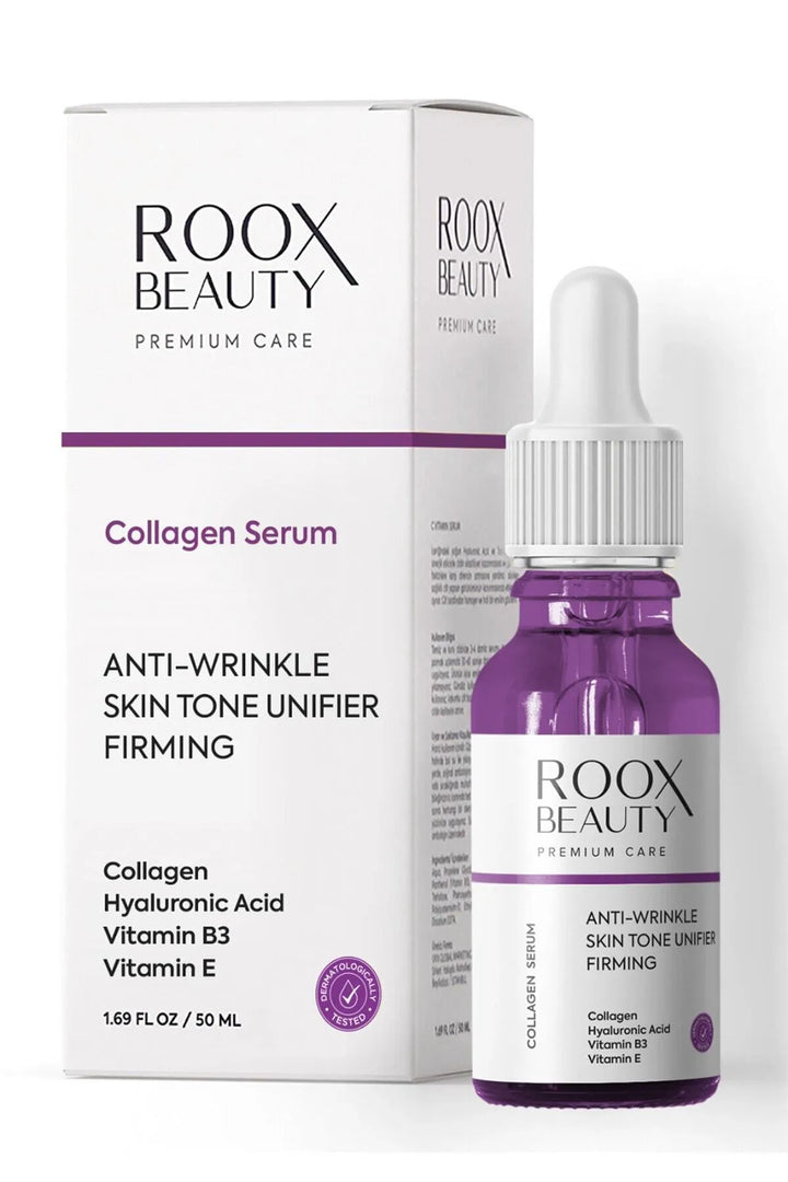 ROOX BEAUTY Collagen Serum Anti-Wrinkle Skin - 50ml | روكس بيوتي سيروم ضد التجاعيد بالكولاجين - 50 مل