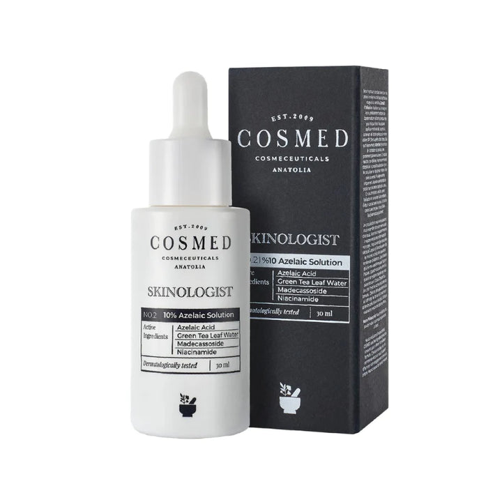Cosmed Skinologist %10 Azelaic Solution - 30ml  | كوزميد سيروم ازليك اسيد 10% - 30 مل