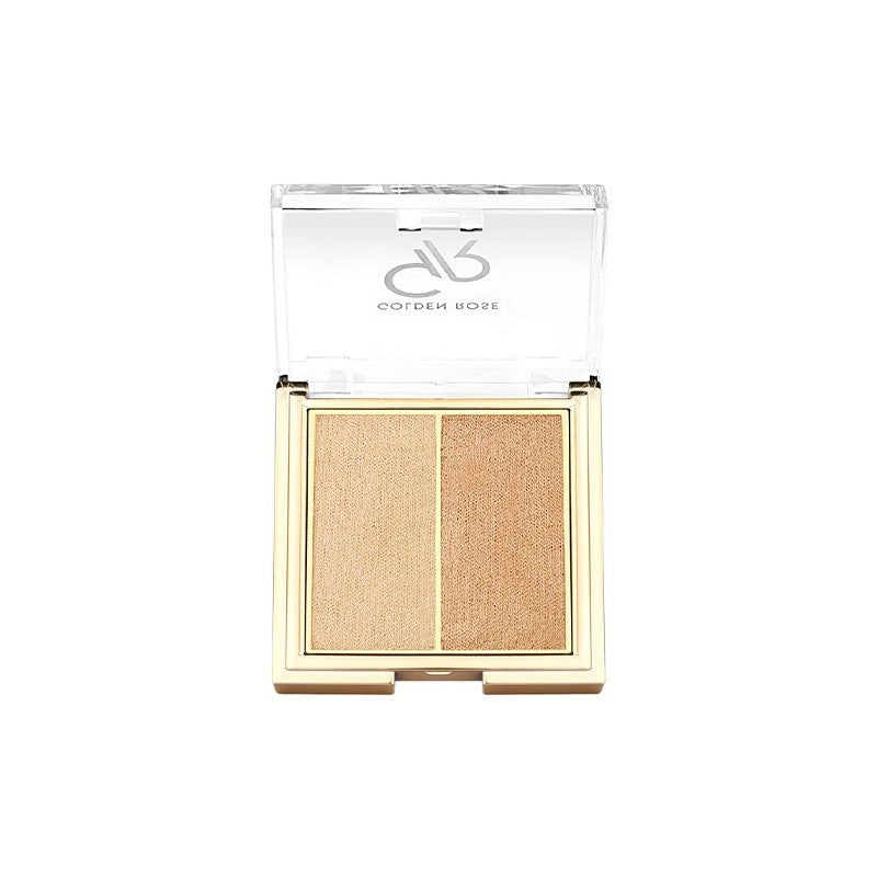 GOLDEN ROSE So Glow! Highlighter Duo - 2x3g | كولدن روز هايلايتر ثنائي اللون - 2x3 غرام