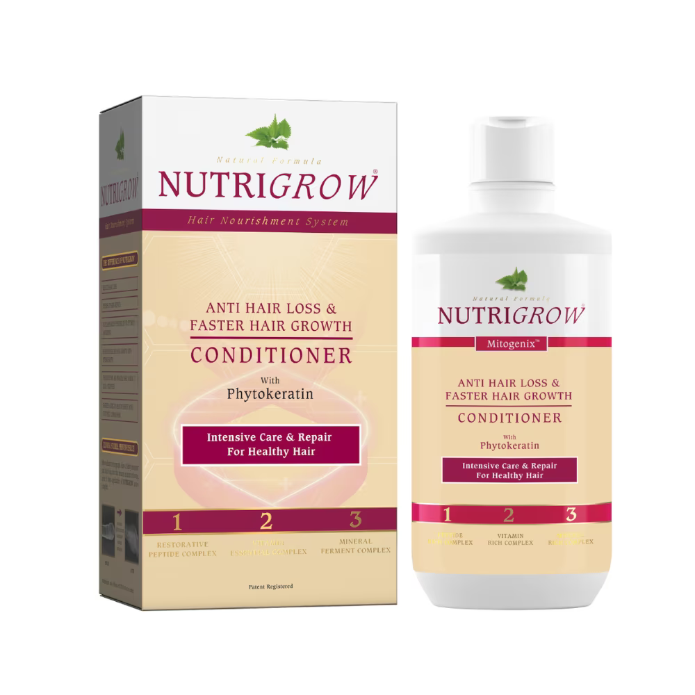 Nutrigrow Anti Hair Loss & Faster Hair Growth Conditioner - 300ml | نايتروجرو بلسم لعلاج التساقط  الغني  بالكيراتين والفيتامينات