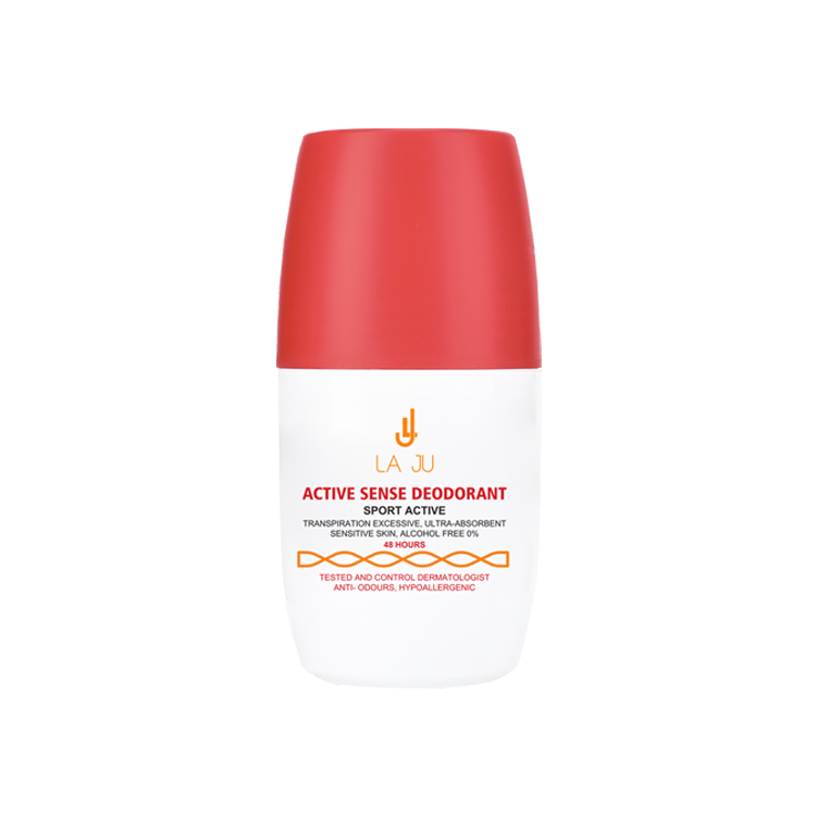 LA JU Active Sense Deodorant 48H - 50ml| لاجو مزيل تعرق رول لمدة 24 ساعة - 50 مل