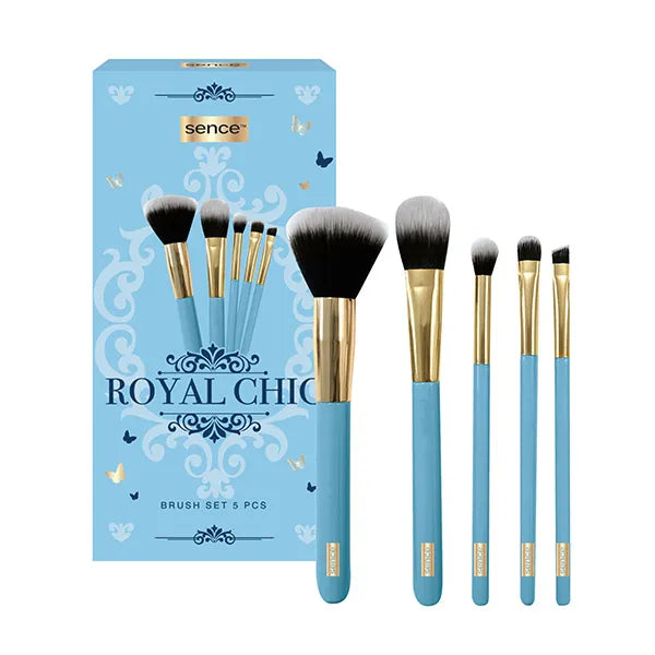 Sence Beauty Royal Chic Brush Set - 5pcs | سينس بيوتي فراشي مكياج - 5 قطع