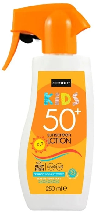 Sence Beauty Kids SPF50+ Sunscreen Lotion - 250ml | سينس بيوتي لوشن واقي شمسي spf50+ للأطفال - 250 مل