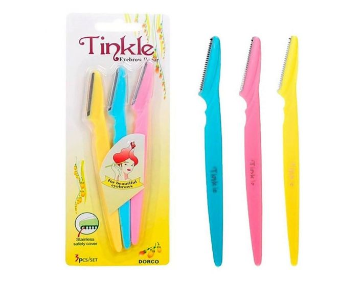 Tinkle Eyebrow Razor - 3pcs | شفرات الحواجب - 3 قطع