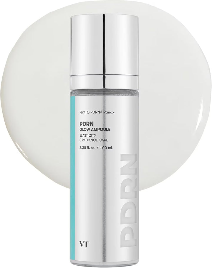 VT COSMETICS PDRN Glow Ampoule - 100ml | في تي كوزمتيكس أمبول توهج بي دي آر إن - 100 مل