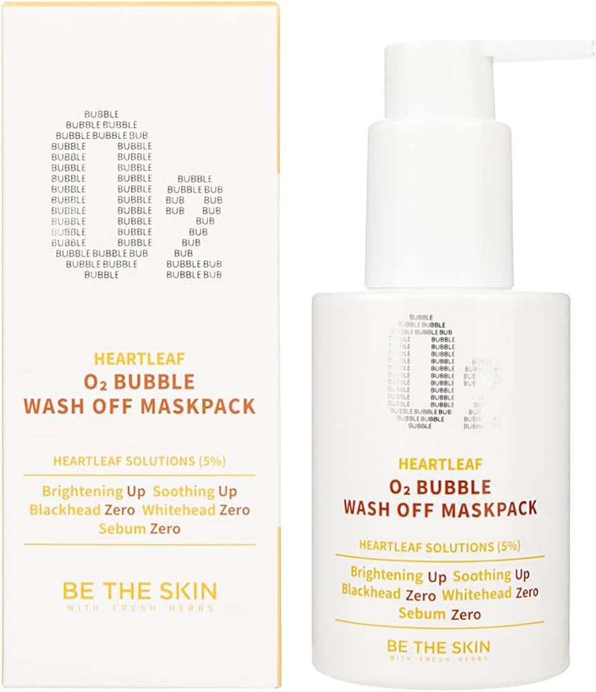 BE THE SKIN O2 Bubble Wash Off Maskpack - 120g | بي ذا سكين ماسك الاوكسجين للوجه - 120 غرام