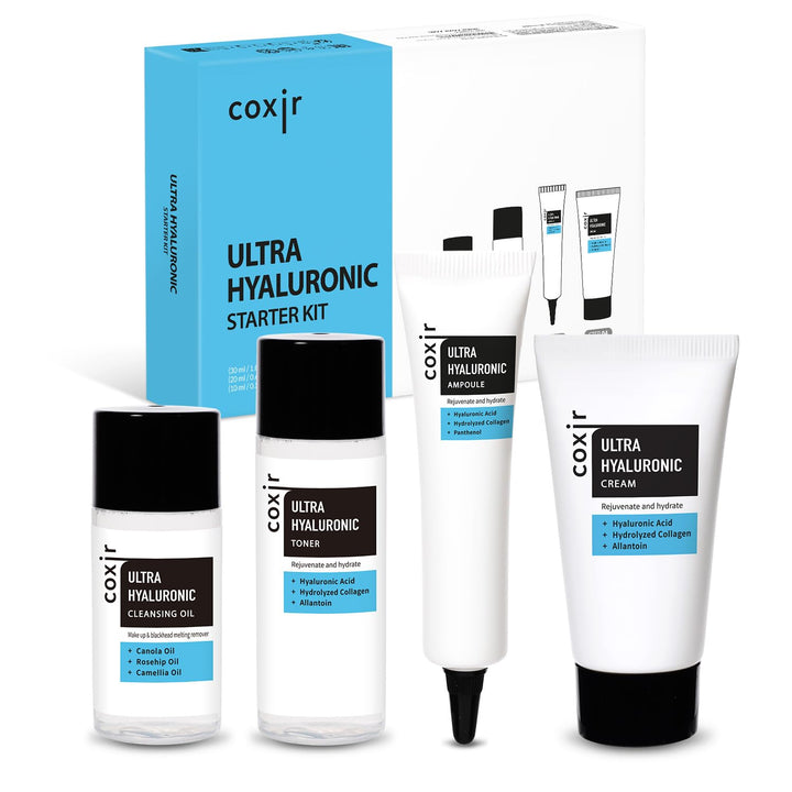 coxir Ultra HYALURONIC Starter KIT | كوكسر مجموعة عناية بالبشرة بالهيالورونيك اسيد