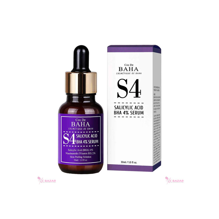 COS DE BAHA Salicylic Acid Bha 4% Serum - 30ml | كوز دي باها سيروم الساليسيليك اسيد 4% - 30 مل