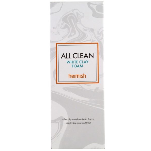 heimish All Clean White Clay Foam - 150g | هيميش غسول رغوي للوجه بالطين الأبيض - 150 غرام