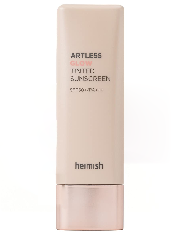 heimish Artless Glow Tinted Sunscreen Spf 50+ph+++ -  40ml | هيميش سيروم واقي شمسي مضيئ للبشرة spf50+ - 40 مل