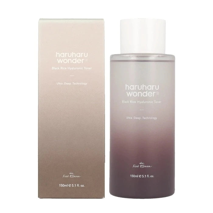 Haruharu Wonder Black Rice Hyaluronic Toner - 150ml | هاروهارو وندر تونر بالأرز الاسود للترطيب - 150 مل