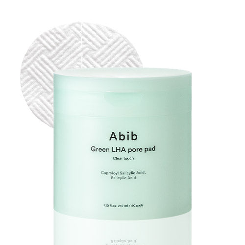 Abib Green LHA Pore Pad Clear Touch - 60 pads | ابيب وسادات تونر بالساليسيليك اسيد - 60 قطعة