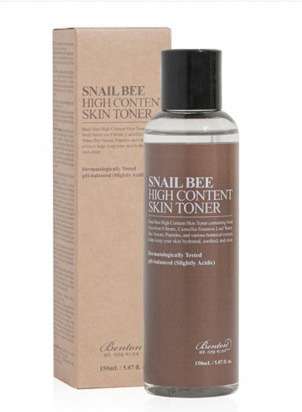 BENTON Snail Bee High Content Skin Toner - 150ml | بينتون تونر خلاصة الحلزون - 150 مل