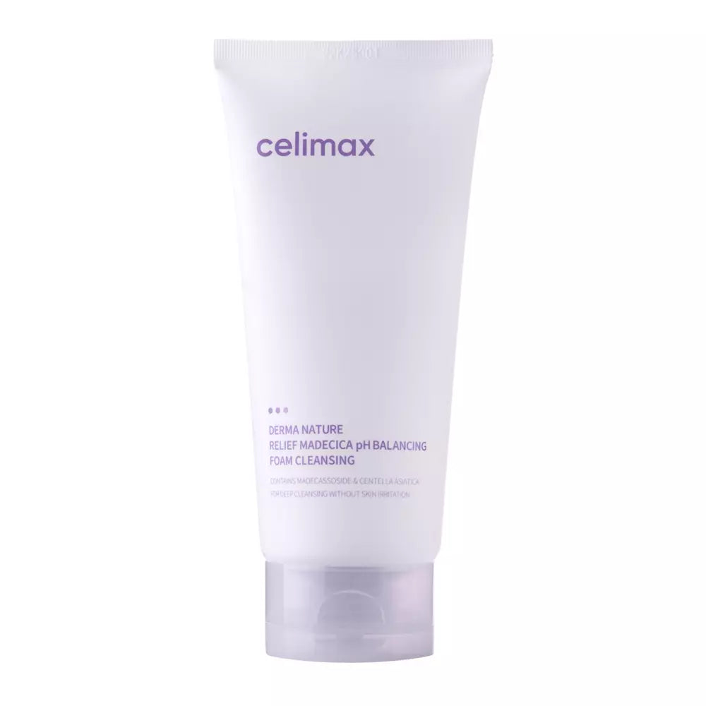 celimax Derma Nature Relief Madecicia pH Balancing Foam Cleansing - 150ml | سيليماكس غسول رغوي مهدئ للبشرة - 150 مل