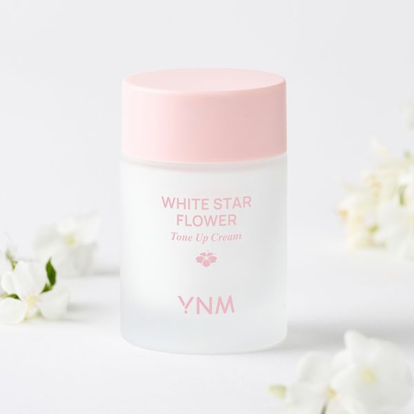 YNM WHITE STAR FLOWER TONE UP CREAM | واي ان ام كريم مفتح للبشرة