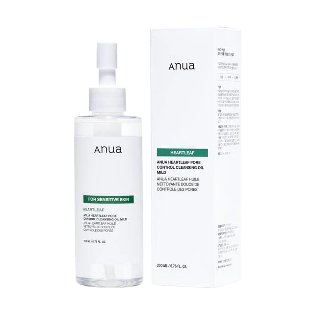 Anua Heartleaf Pore Control Cleansing Oil Mild - 200ml | أنوا غسول زيتي - 200 مل