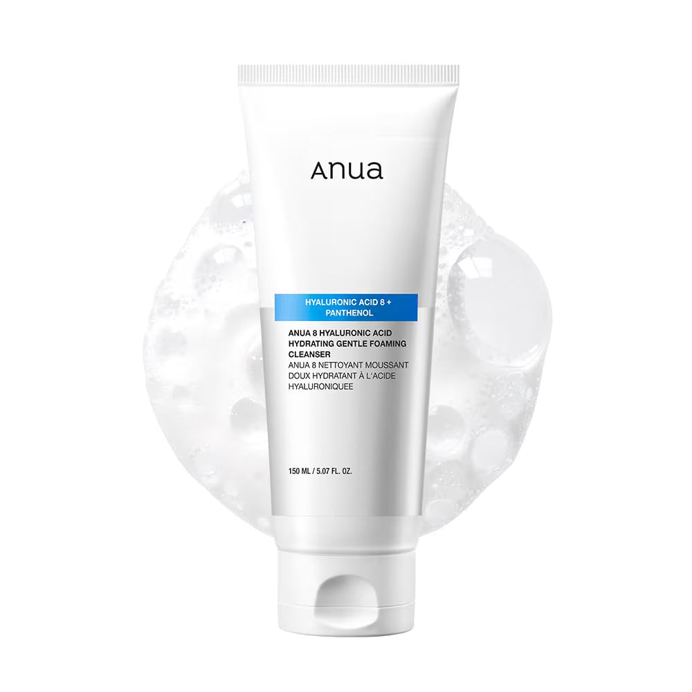 Anua Hyaluronic Acid 8 + Panthenol Gentel Foaming Cleanser - 150ml | انوا غسول رغوي بالبناتينول والهيالورونيك اسيد - 150 مل