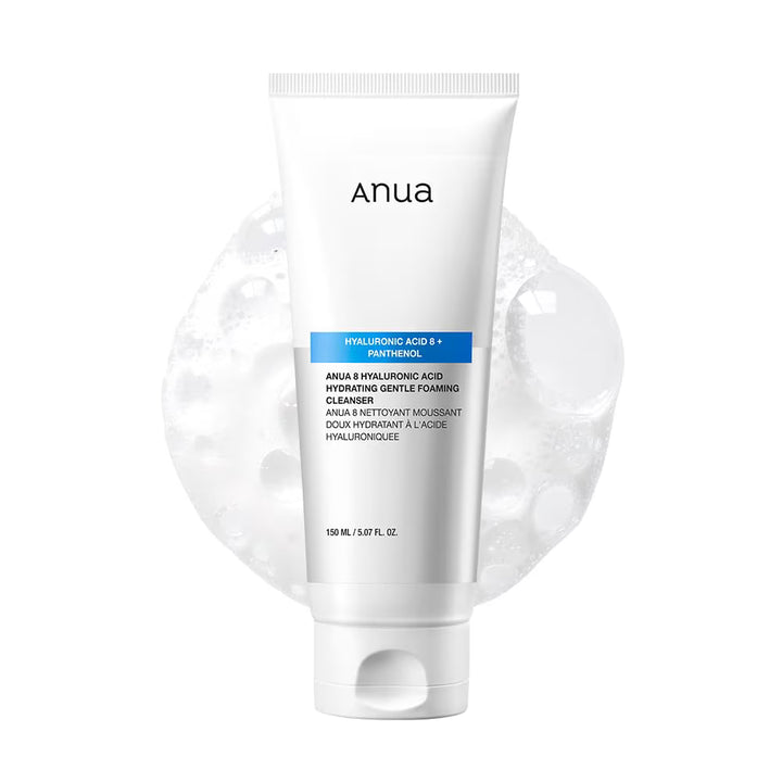Anua Hyaluronic Acid 8 + Panthenol Gentel Foaming Cleanser - 150ml | انوا غسول رغوي بالبناتينول والهيالورونيك اسيد - 150 مل