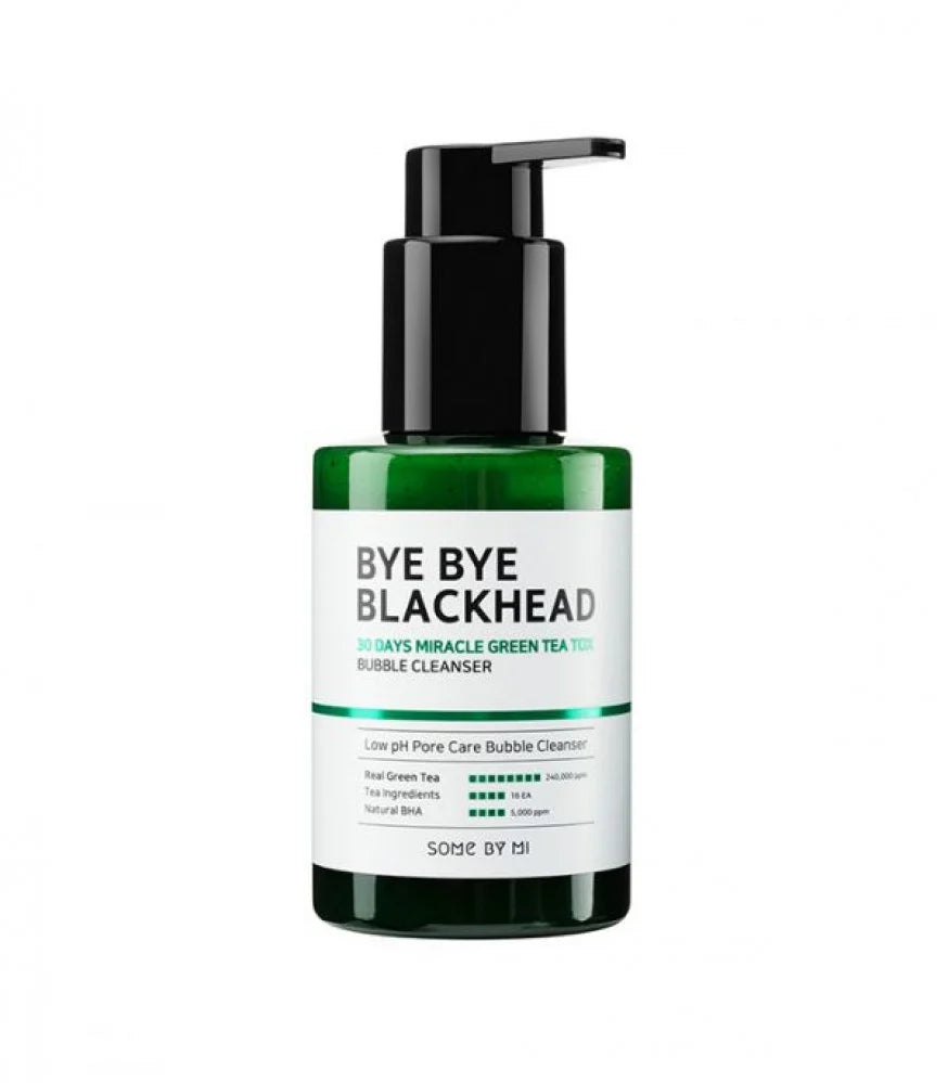 SOME BY MI Bye Bye Blackhead 30 Days Green Tea Tox - 120g | سوم باي مي منظف مقشر للرؤوس السوداء بالشاي الأخضر - 120 غرام