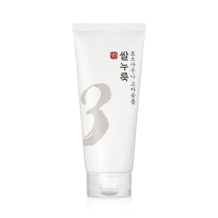 Numbuzin No.3 Rice Enzyme Skin Softening Cleansing Foam - 170ml | نمبوزين غسول رغوي منعم للوجه بأنزيمات الأرز رقم 3 - 170 مل