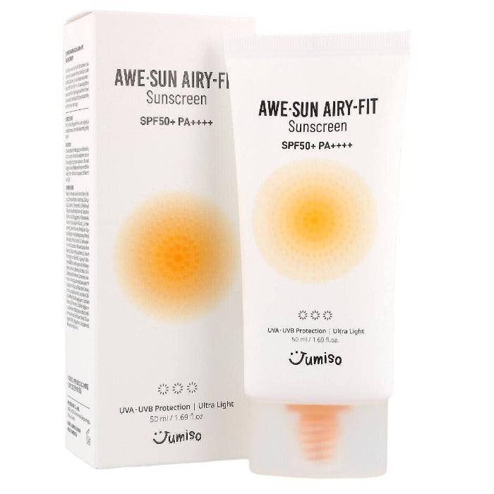 JUMISO Awesun airy fit sunscreen SPF 50+ PA++++ - 50ml | جوميسو كريم واقي شمسي هوائي خفيف spf50+ - 50 مل