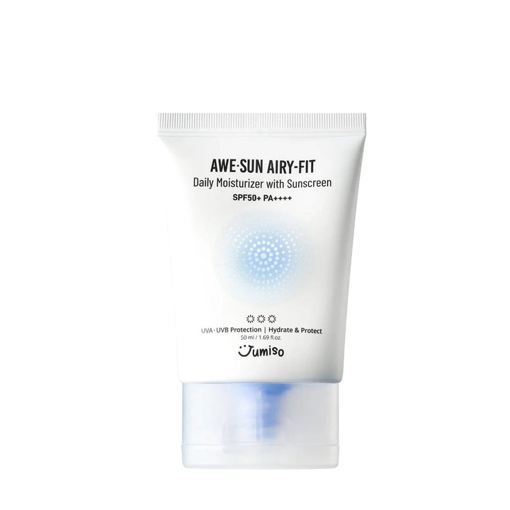 JUMISO Awe-Sun Airy-fit Daily Moisturizer with Sunscreen SPF50 +PA++++ - 50ml | جوميسو كريم واقي شمسي و مرطب 2 في 1 spf 50+ - 50 مل