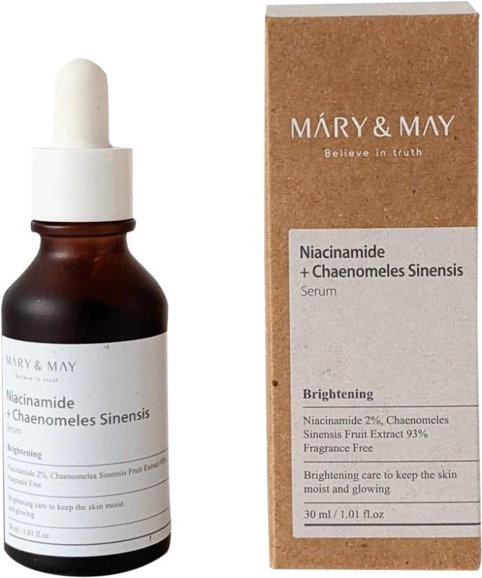 MARY & MAY Niacinamide + Chaenomeles Sinensis Serum - 30ml | ماري اند ماي سيروم النياسيناميد و شينوميليس سيننسيس - 30 مل