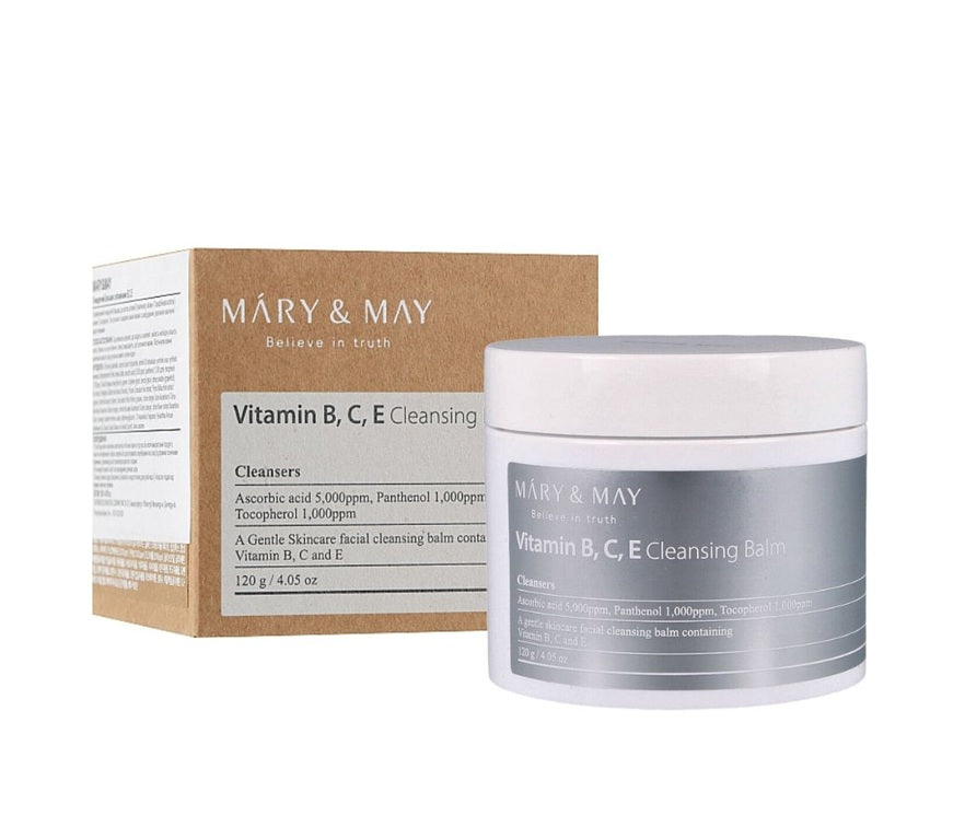 Mary & May Vitamine B,C,E Cleansing Balm - 120 g | ماري اند ماي  بالم منظف للوجه - 120 غرام