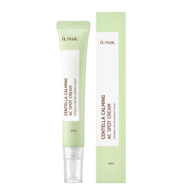 IUNIK Centella Calming Ac Spot Cream - 20ml | ايونيك كريم السينتيلا الموضعي المهدئ للبشرة - 20 مل