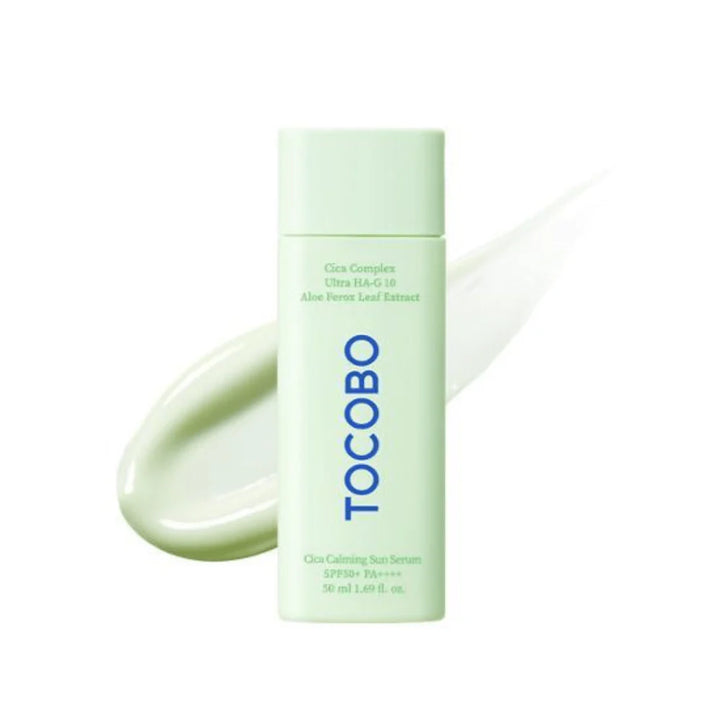 TOCOBO Cica Calming Sun Serum Spf50 - 50ml | توكوبو كريم واقي شمسي مهدئ و مرمم spf50 - 50 مل