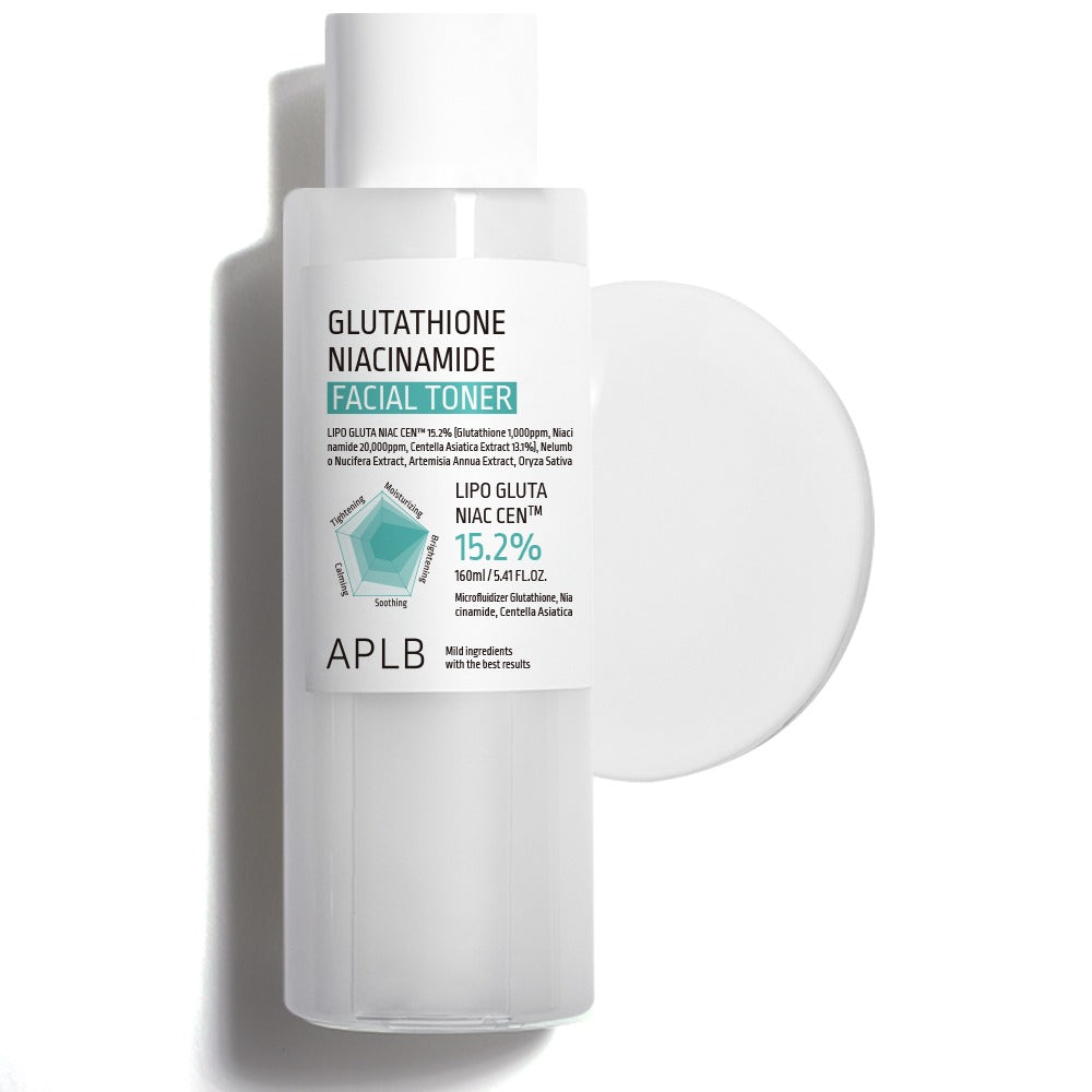 APLB Glutathione Niacinamide Facial Toner - 160ml | اي بي ال بي تونر الجلوتاثيون و النياسيناميد - 160 مل