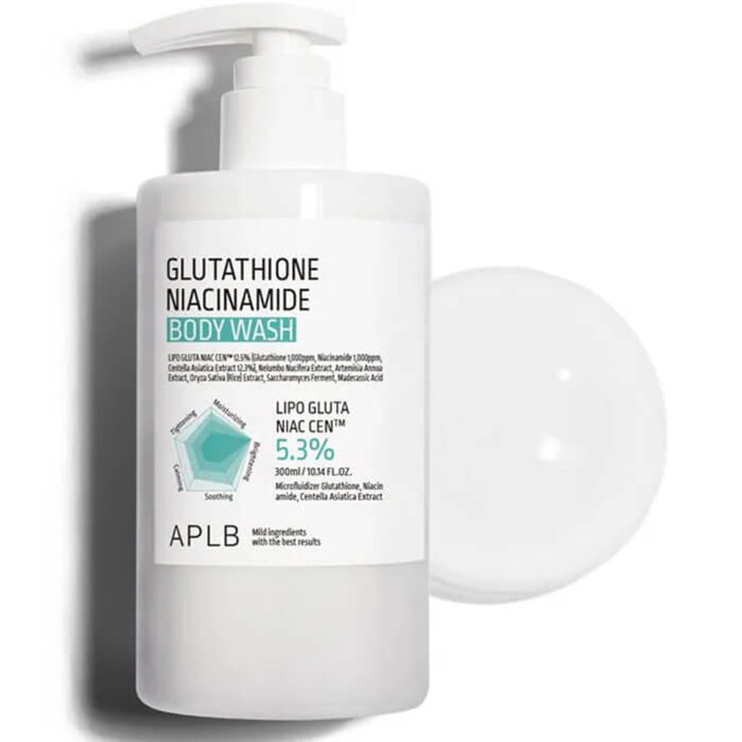 APLB Glutathione Niacinamide Body Wash - 300ml | غسول الجلوتاثيون و النياسيناميد لجسم - 300 مل