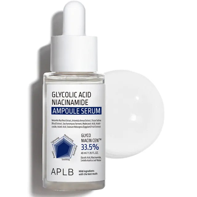 APLB Glycolic Acid Niacinamide Ampoule Serum - 40ml | اي بي ال بي سيروم الجليكوليك اسيد و النياسيناميد - 40 مل