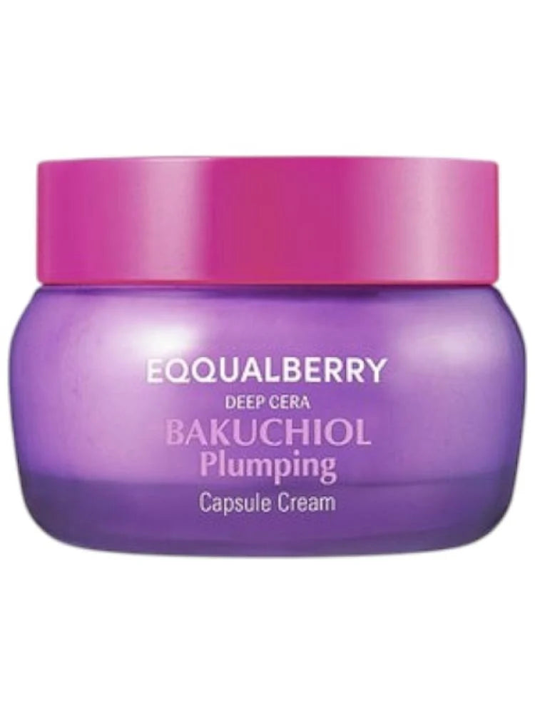 EQQUAL BERRY Bakuchiol Plumping Capsule Cream - 50ml | ايكوال بيري كريم الباكوتشيول المالئ للوجه - 50 مل