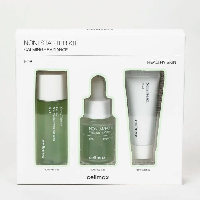 celimax Noni Starter Kit Calming + Radiance Kit - 20x10x10ml | سيليماكس مجموعة للعناية بالبشرة - 20x10x10 مل