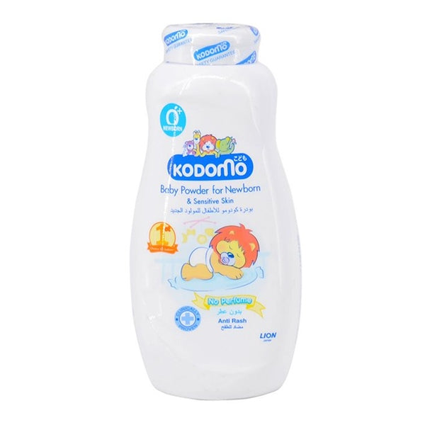 KODOMO Baby Powder For Newborn & Sensitive Skin - 180 g|كودمو بودرة أطفال لحديثي الولادة والبشرة الحساسة -180 غرام