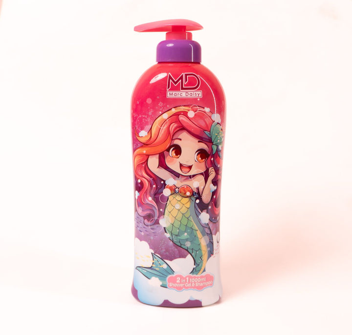 MD 2 in 1 Shower Gel & Shampoo - 1000ml | مارك ديزي شامبو + جل استحمام 2 في 1 - 1000 مل