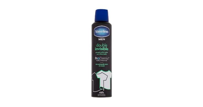 VASELINE Double Invisible for Men - 250ml | فازلين مزيل تعرق للرجال لا يترك أثر - 250 مل