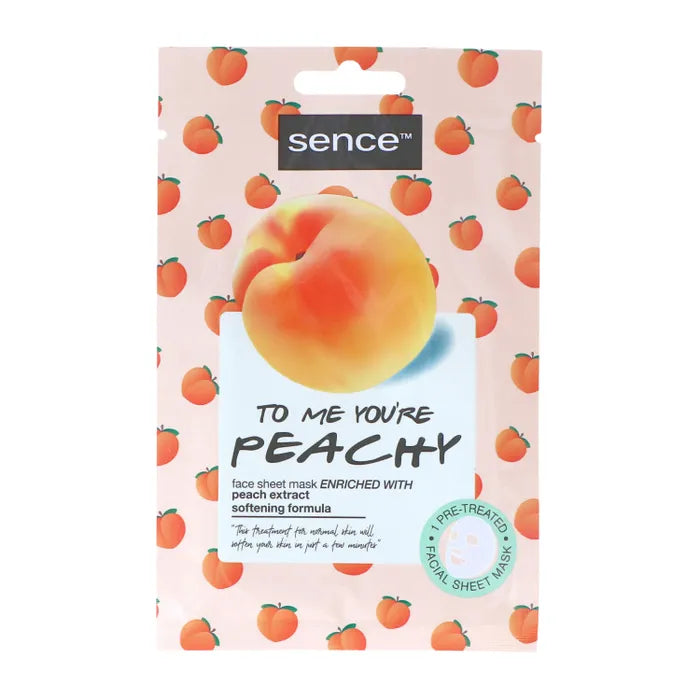 Sence Beauty To Me You're Peachy Face Sheet Mask - 20ml | سينس بيوتي ماسك ورقي للوجه بالخوخ - 20 مل