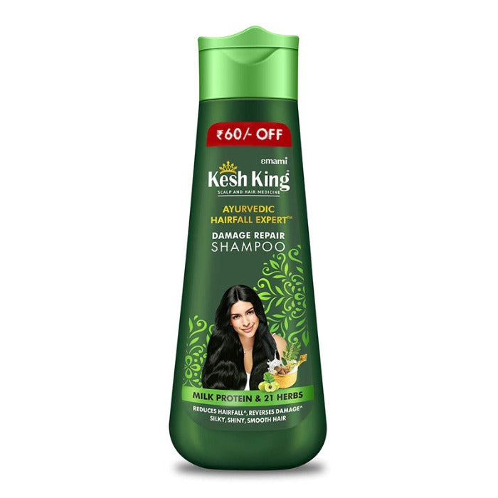 Kesh King Damage Repair Shampoo - 340ml | كيش كينج شامبو الاصلاح للشعر المتضرر - 340 مل