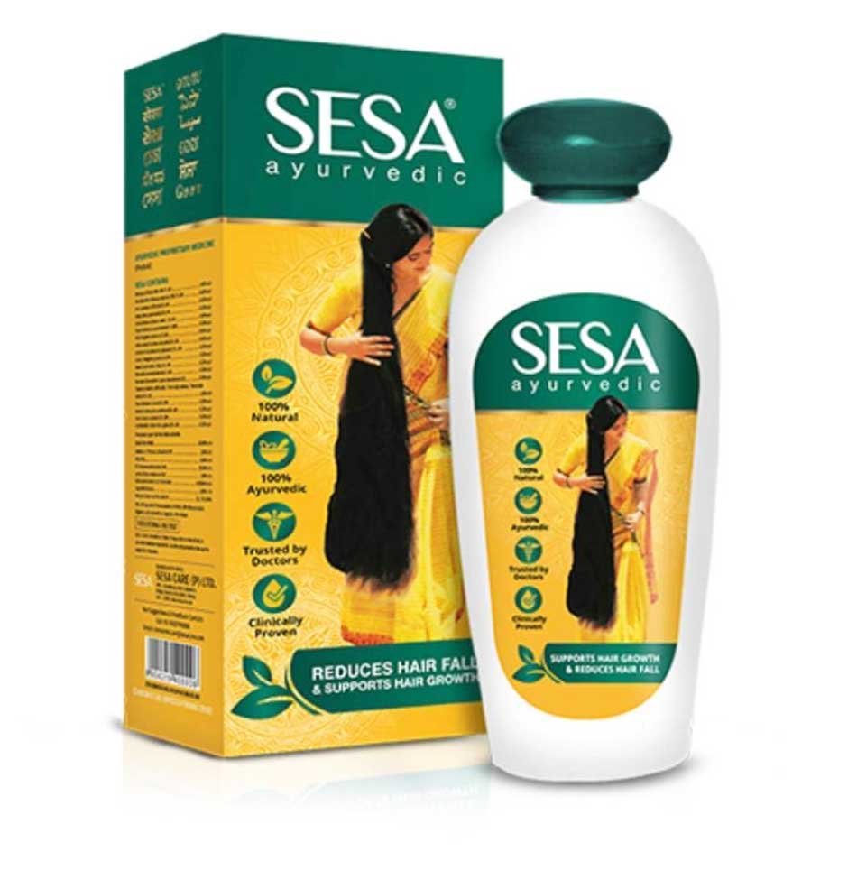 SESA Reduces Hair Fall & Supports Growth Oil - 200ml | سيزا زيت العناية بالشعر لنمو الشعر - 200 مل