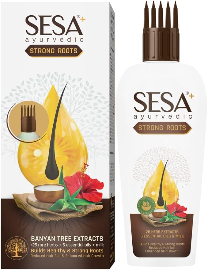 SESA Strong Roots Hair Oil - 110ml | سيزا زيت العناية بالجذور القوي - 110 مل