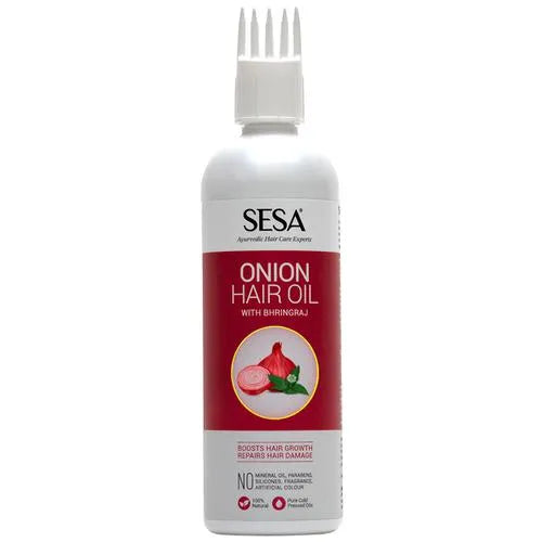 SESA Onion Hair Oil With Bhringraj - 200ml | سيزا زيت البصل للعناية بالشعر - 200 مل