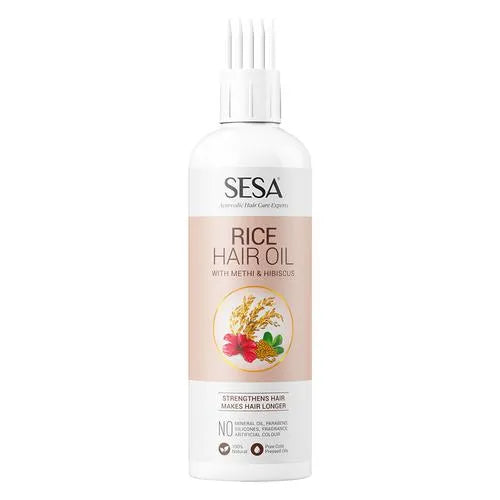 SESA Rice Hair Oil With Methi & Hibiscus - 200ml | سيزا زيت الارز للشعر الضعيف - 200 مل