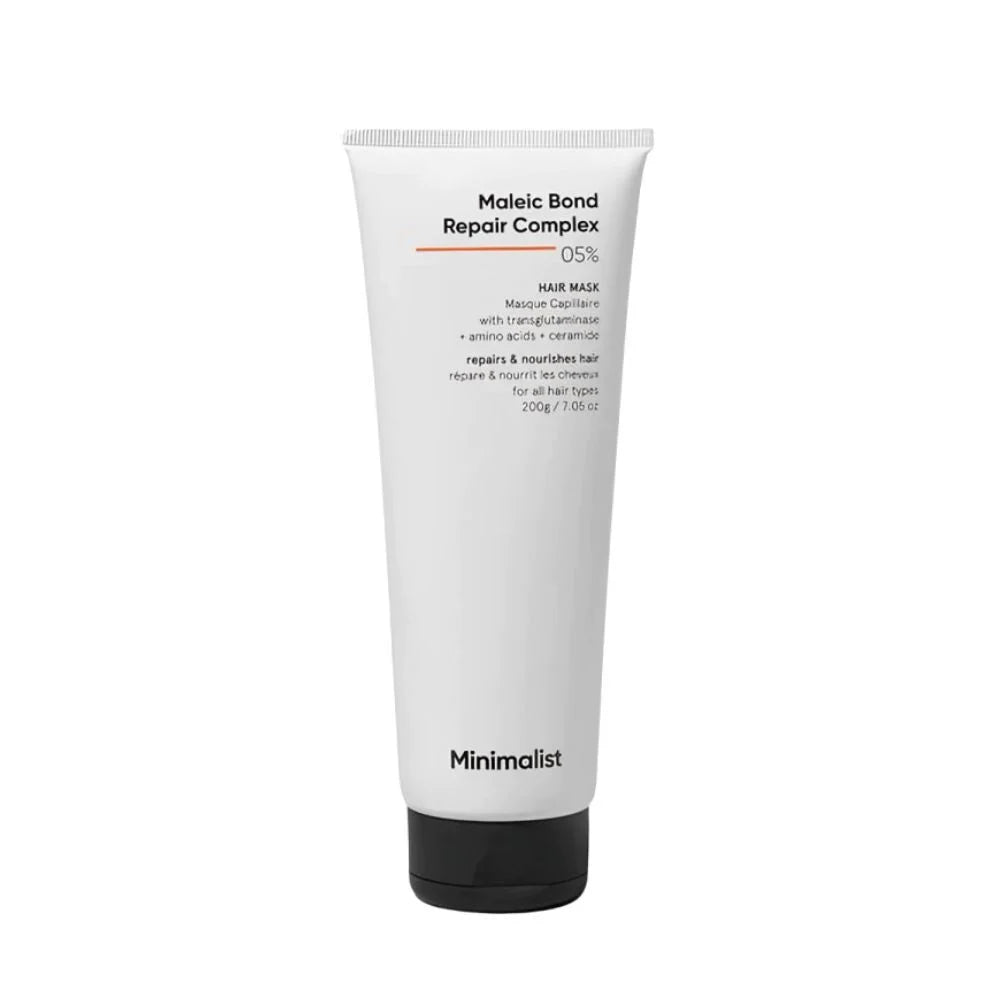 Minimalist Maleic Bond Repair Complex 5% Hair Mask - 200g | مينيماليست قناع لترميم الشعر بالماليك اسيد 5% - 200 غرام