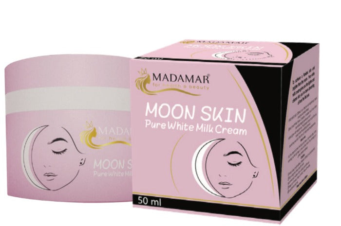 MADAMAR Moon Skin Pure Milk Cream - 50g | مادامار كريم مرطب للوجه - 50 غرام